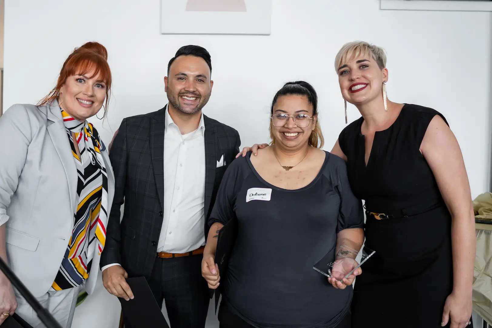 Community supporters collaborating at a fundraising event